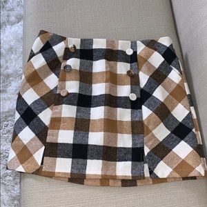 Plaid skirt